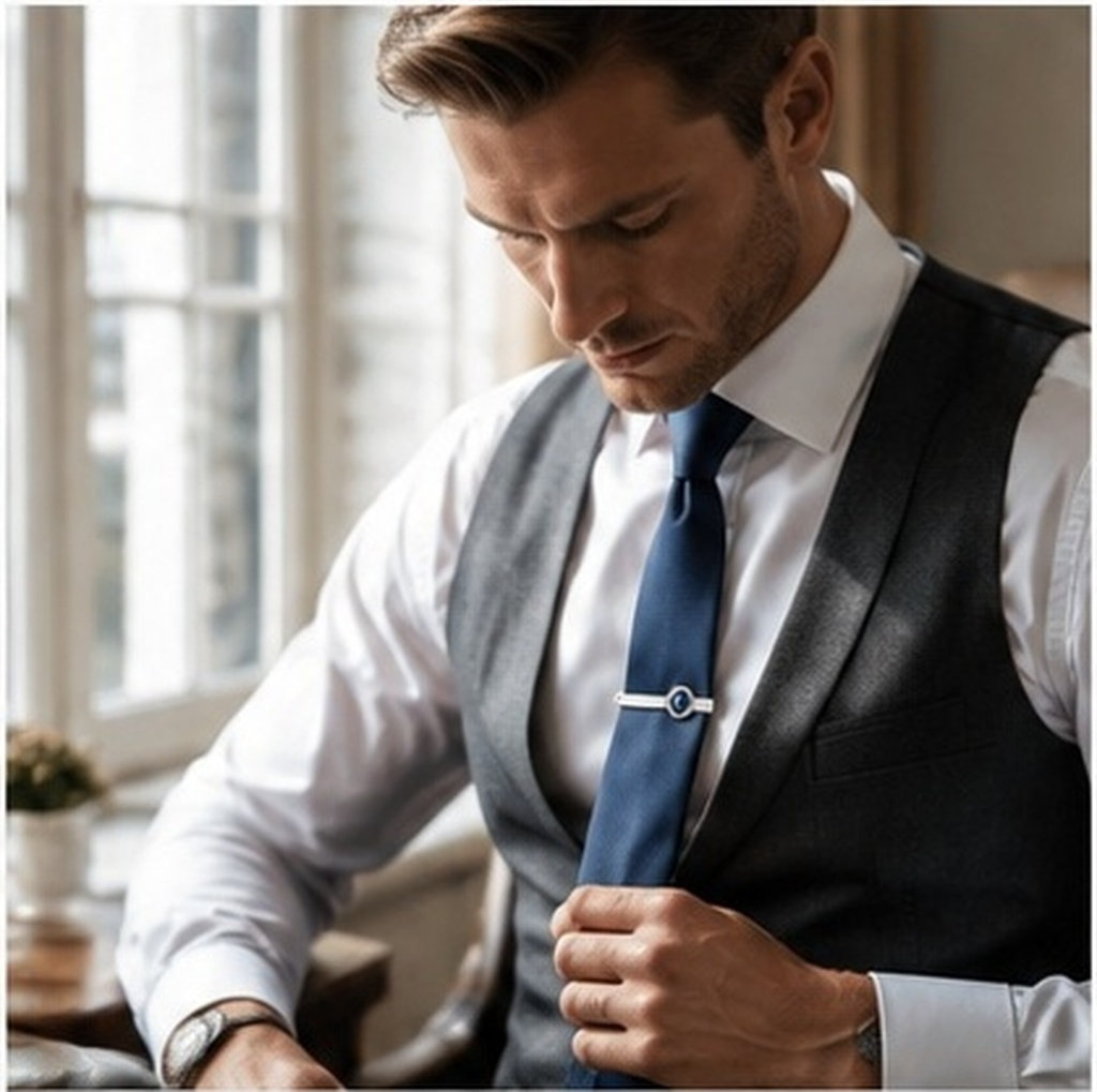 Tie Bar Set Gift - Ensemble de 2 pinces à cravate