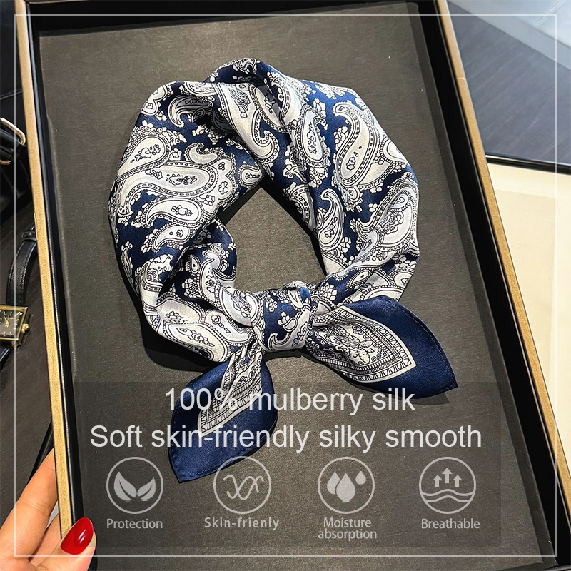 Foulard de luxe en soie de mûr - Face Scarf Mask avis et prix