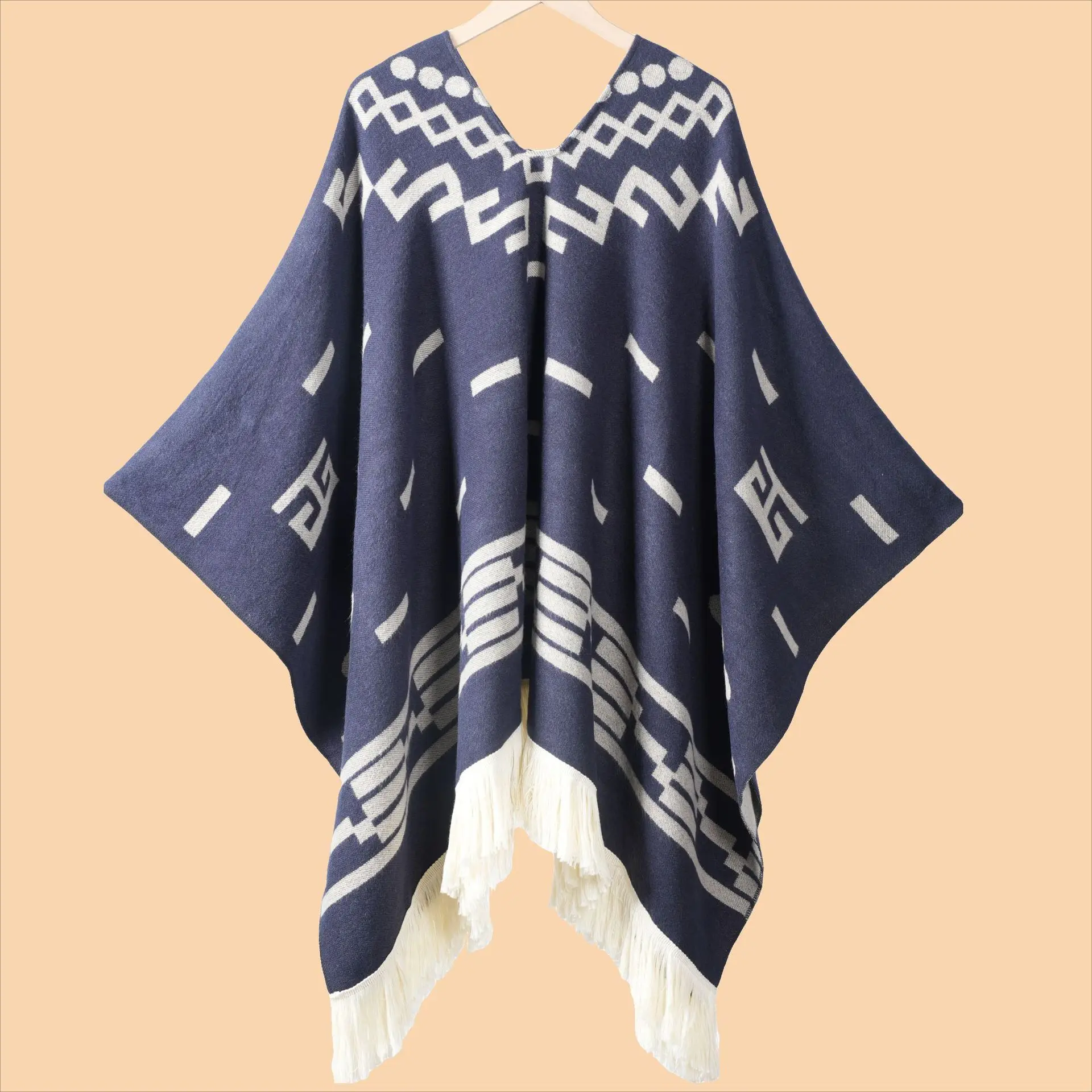 Cape pour hommes, pull tricoté - Muffler Men Wool avis et prix