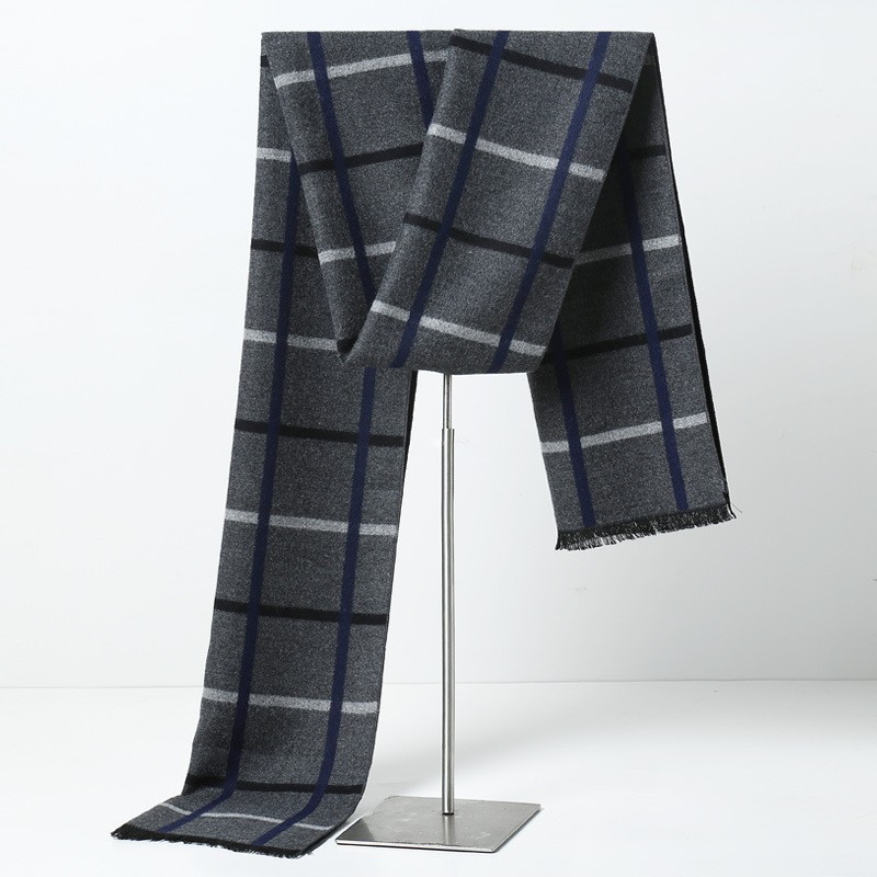 Marque de créateur Plaid homme - Muffler Men Wool avis et prix