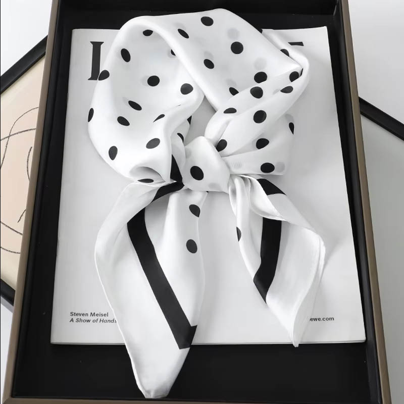 Luxe dame cheveux Dot écharpe  - Scarf Silk Square avis et prix