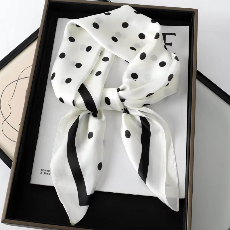 Luxe dame cheveux Dot écharpe  - Scarf Silk Square avis et prix