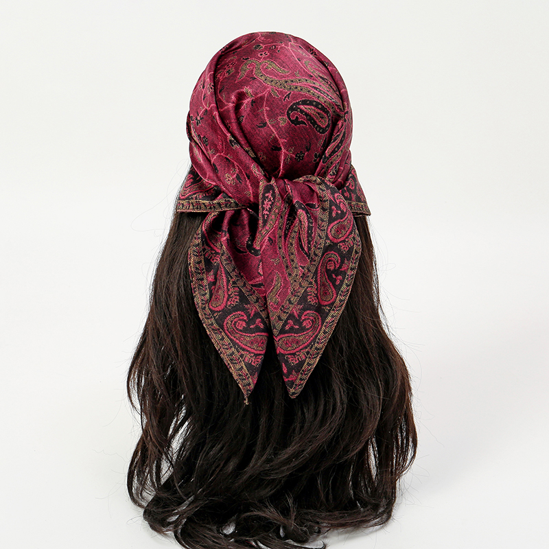 Foulard en soie de luxe 70*70c - Face Scarf Mask avis et prix